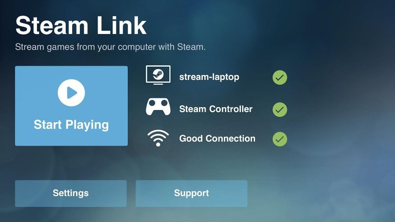 steam link samsung tv controller