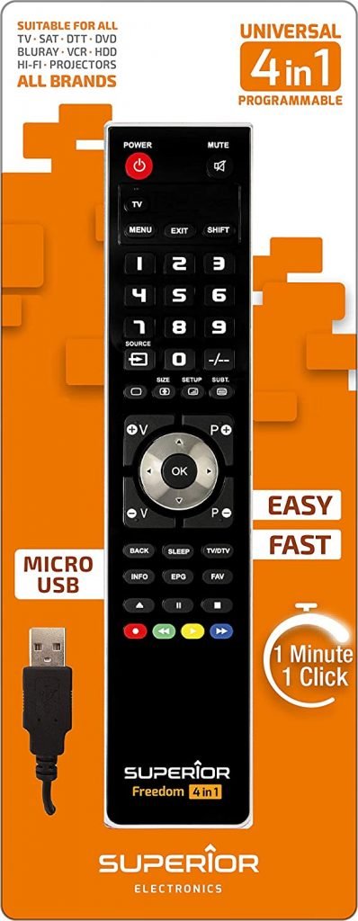 ALLIMITY Telecomando Sostituzione adatta per Medion LED LCD TV RC1222 MSN40038768 MSN-40038768 MSN 40038768 MD-21016 MD-21058 MD-21145 MD-21271